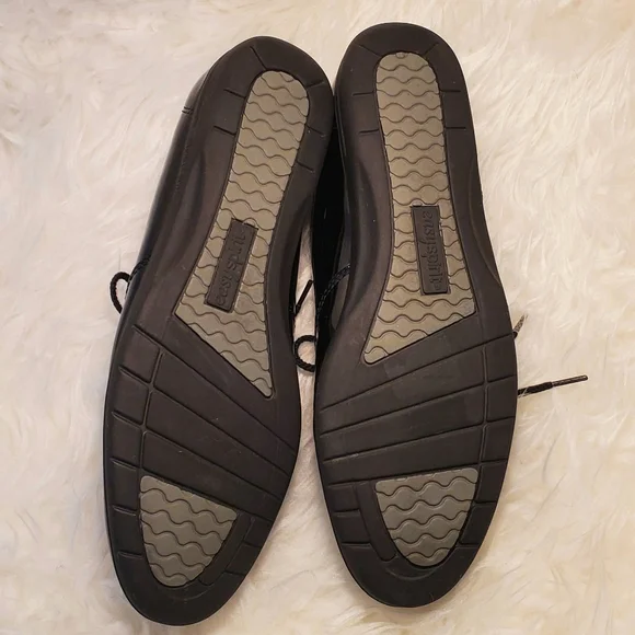 EASY SPIRIT Motion Anti-Gravity Black Patent Tie Oxfords - Picture 7 of 7